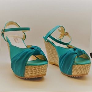 7.5 New Wedge Platform Sandal Shoes